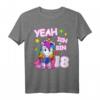 Einhorn T-Shirt zum 18. Geburtstag für Mädchen - Geschenkidee für Töchter, Enkelinnen und Freundinnen