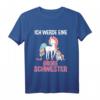 Kinder Ich Werde Eine Große Schwester Einhorn Geschenk T-Shirt – Perfekt zur Schwangerschaftsankündigung & Baby Party Überraschung