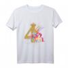Kinder 'Ich Bin 4' Einhorn Geburtstag T-Shirt für Mädchen mit Glitzer und Regenbogen - Süßes Geschenk für Prinzessinnen