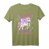 Schmetterlingsflügel Ich werde 2021 Große Schwester Einhorn T-Shirt – Perfektes Geschenk zur Schwangerschaftsverkündung, Babyparty & Baby-Shower für zukünftige große Schwester