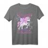 Schmetterlingsflügel Ich werde 2021 Große Schwester Einhorn T-Shirt – Perfektes Geschenk zur Schwangerschaftsverkündung, Babyparty & Baby-Shower für zukünftige große Schwester