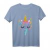 Kinder Einhorn Geburtstagsshirt für 7-Jährige – Perfektes Geschenk zum Geburtstag für Mädchen mit Einhorn-Motiv und Zahl Sieben