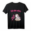 Kinder Ich bin schon vier Einhorn Mädchen T-Shirt - Niedliches Geburtstagsoutfit für den 4. Geburtstag deiner Tochter