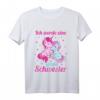Ich Werde Eine Große Schwester Einhorn Mädchen Geschwister T-Shirt – Perfektes Geschenk für werdende große Schwestern, Babyverkündung & Geburtstagsüberraschung