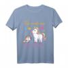 Große Schwester Babyparty T-Shirt für Mädchen mit Einhorn – Perfektes Geschenk für werdende große Schwestern