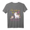 Große Schwester Babyparty T-Shirt für Mädchen mit Einhorn – Perfektes Geschenk für werdende große Schwestern