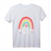 Kinder Große Schwester 2023 Boho Regenbogen T-Shirt – Niedliches Ankündigungsgeschenk für die werdende große Schwester, perfekt für Familienzuwachs