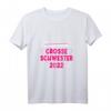 Ich werde große Schwester 2022 - Süßes Mädchen T-Shirt für werdende große Schwester mit Herzmotiv, perfektes Geschenk für Töchter und Schwestern