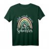 Kinder Ich Werde Große Schwester Boho Regenbogen T-Shirt - Süßes Geschenk zur Geburt & Ankündigung 2023