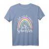 Kinder Ich Werde Große Schwester Boho Regenbogen T-Shirt - Süßes Geschenk zur Geburt & Ankündigung 2023