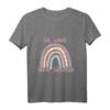 Kinder Ich werde große Schwester 2022 - Regenbogen-Mädchen T-Shirt, perfekte Geschenkidee für Schwangerschaft, Babyparty und HapDog