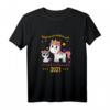Große Schwester 2021 Einhorn Geschenk - Süßes T-Shirt für angehende große Schwestern, perfekt für Babyparty, Schwangerschaftsverkündung & Baby-Shower
