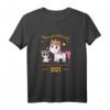 Große Schwester 2021 Einhorn Geschenk - Süßes T-Shirt für angehende große Schwestern, perfekt für Babyparty, Schwangerschaftsverkündung & Baby-Shower
