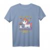 Große Schwester 2021 Einhorn Geschenk - Süßes T-Shirt für angehende große Schwestern, perfekt für Babyparty, Schwangerschaftsverkündung & Baby-Shower