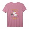 Große Schwester 2021 Einhorn Geschenk - Süßes T-Shirt für angehende große Schwestern, perfekt für Babyparty, Schwangerschaftsverkündung & Baby-Shower