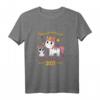 Große Schwester 2021 Einhorn Geschenk - Süßes T-Shirt für angehende große Schwestern, perfekt für Babyparty, Schwangerschaftsverkündung & Baby-Shower