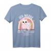 Regenbogen Eule Ich werde Große Schwester Babyparty T-Shirt 2023 – Perfektes Geschenk für die große Schwester zur Geburt und Babyparty