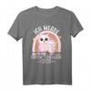 Regenbogen Eule Ich werde Große Schwester Babyparty T-Shirt 2023 – Perfektes Geschenk für die große Schwester zur Geburt und Babyparty