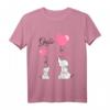 Große Schwester Baby Babyparty Elefanten T-Shirt – Witziges Geschenk für zukünftige große Schwester bei Babyparty & Babyshower