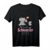 Kinder Großschwester T-Shirt 2022 mit Elefanten – Süßes Outfit für die werdende große Schwester