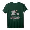 Kinder Großschwester T-Shirt 2022 mit Elefanten – Süßes Outfit für die werdende große Schwester