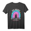 Regenbogen Ich werde Große Schwester Babyparty 2023 T-Shirt – Süßes Geschenk für die neue große Schwester zur Geburt