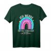 Regenbogen Ich werde Große Schwester Babyparty 2023 T-Shirt – Süßes Geschenk für die neue große Schwester zur Geburt