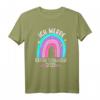 Regenbogen Ich werde Große Schwester Babyparty 2023 T-Shirt – Süßes Geschenk für die neue große Schwester zur Geburt