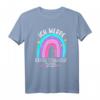 Regenbogen Ich werde Große Schwester Babyparty 2023 T-Shirt – Süßes Geschenk für die neue große Schwester zur Geburt