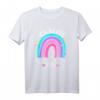 Regenbogen Ich werde Große Schwester Babyparty 2023 T-Shirt – Süßes Geschenk für die neue große Schwester zur Geburt