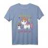 Kinder Große Schwester T-Shirt mit Einhorn - Süßes Geschwister Outfits für Babyparty & Schwangerschaftsverkündung