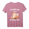 Ich Werde Große Schwester 2024 Schwangerschaft Verkünden T-Shirt – Süßes Geschwister-Ankündigungsoutfit für Kinder bei Babypartys