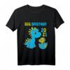Kinder Big Brother 2021 Dino Dinosaurier T-Shirt – Süßes Geschwistergeschenk zur Geburt und Schwangerschaftsverkündung für kleine Dino-Fans