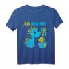 Kinder Big Brother 2021 Dino Dinosaurier T-Shirt – Süßes Geschwistergeschenk zur Geburt und Schwangerschaftsverkündung für kleine Dino-Fans