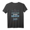 Big Brother 2024 Jungen Geschwister Sohn Baby Traktor T-Shirt – Stolzes Geschenk für zukünftigen großen Bruder, ideal für Familien mit Nachwuchs