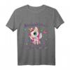 Kinder Kein Einzelkind mehr - Ich werde eine Große Schwester 2023 T-Shirt mit Einhorn Luftballon & Herzen zur Geschwisterankündigung