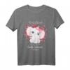 Ich Werde Große Schwester 2022 Elefanten T-Shirt - Süße Idee zur Schwangerschaftsankündigung & Babyparty-Geschenk für Töchter