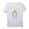 Große Schwester 2022 Einhorn T-Shirt – Perfektes Geschenk zur Schwangerschaftsankündigung, Babyparty & Baby-Shower für angehende große Schwestern