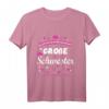 Lustiges Große Schwester Krone Mädchen T-Shirt – Geschenk für werdende große Schwestern, Familienzuwachs & Schwangerschaftsüberraschung
