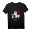 Große Schwester 2021 Einhorn Geschenk – Unicorn Geschwister T-Shirt für die Schwangerschaftsverkündung, Babyparty & Baby-Shower