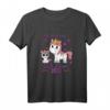Große Schwester 2021 Einhorn Geschenk – Unicorn Geschwister T-Shirt für die Schwangerschaftsverkündung, Babyparty & Baby-Shower