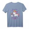 Große Schwester 2021 Einhorn Geschenk – Unicorn Geschwister T-Shirt für die Schwangerschaftsverkündung, Babyparty & Baby-Shower