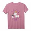 Große Schwester 2021 Einhorn Geschenk – Unicorn Geschwister T-Shirt für die Schwangerschaftsverkündung, Babyparty & Baby-Shower