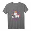 Große Schwester 2021 Einhorn Geschenk – Unicorn Geschwister T-Shirt für die Schwangerschaftsverkündung, Babyparty & Baby-Shower