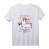 Große Schwester 2021 Einhorn Geschenk – Unicorn Geschwister T-Shirt für die Schwangerschaftsverkündung, Babyparty & Baby-Shower