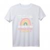 Große Schwester Regenbogen T-Shirt 2024 – Süßes Geschwister Geschenk für Baby Party & Familienfeiern