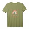 Kinder Ich werde wieder Große Schwester 2022 - Regenbogen Mädchen T-Shirt zur Schwangerschaftsverkündung & Geschenkidee für die große Schwester