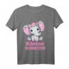 Kinder T-Shirt mit Elefantenmotiv für große und kleine Schwester – Süßes Geschwistergeschenk für Geburtstage, Geburt, Weihnachten & Babyparty