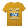 Herren Elektriker T-Shirt mit lustigem Spruch - Stolzer Opa & Großvater Geschenk für Handwerker und Familienliebe