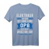 Herren Elektriker T-Shirt mit lustigem Spruch - Stolzer Opa & Großvater Geschenk für Handwerker und Familienliebe